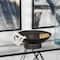 16" Matte Black Decorative Ceramic Tabletop Bowl